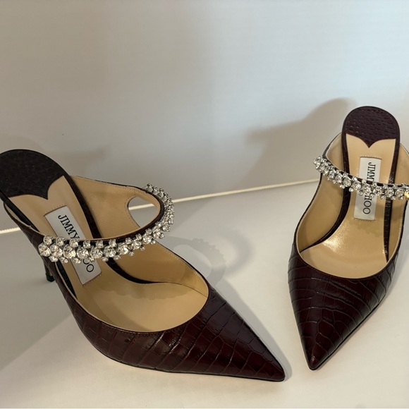 Jimmy Choo Bing 100, Cros Embossed Leather - Picture 3 of 6